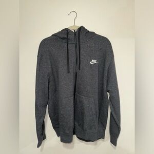 Grey Nike zip up